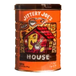 Can of Jittery Joe's coffee